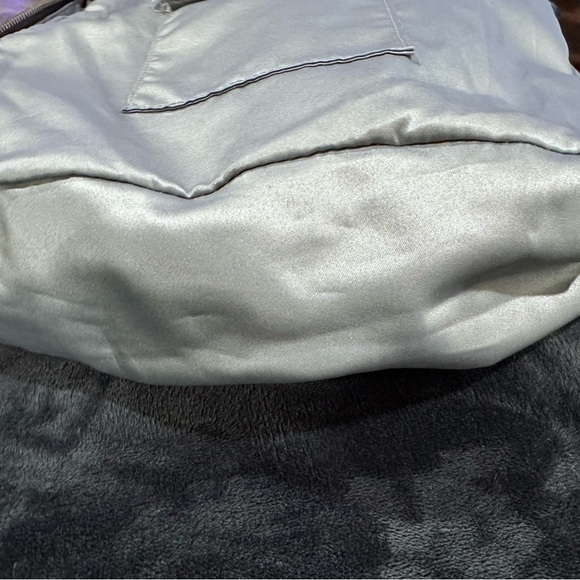 Coach Large Black Denim Purse Bag Tote - Picture 12 of 14